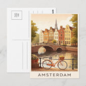 Amsterdam. Carte postale (Devant / Derrière)