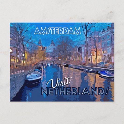 Amsterdam, carte postale de la collection Visite.. (Devant)