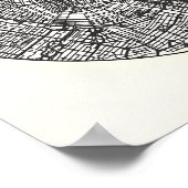 Amsterdam City Map Poster – Minimal Urban Wall Art (Coin)