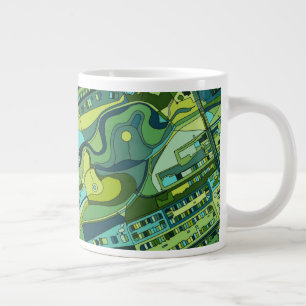 Amsterdam City Structure Map Extra Grote Beker