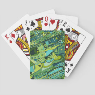 Amsterdam City Structure Map Pokerkaarten