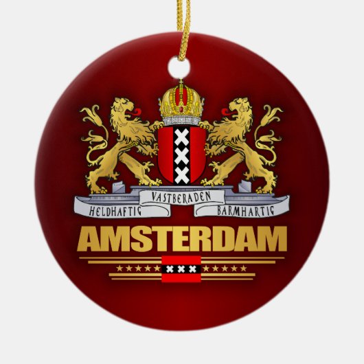 Amsterdam COA Keramisch Ornament (Voorkant)