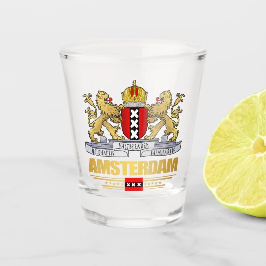Amsterdam COA Shot Glas (Voorkant)