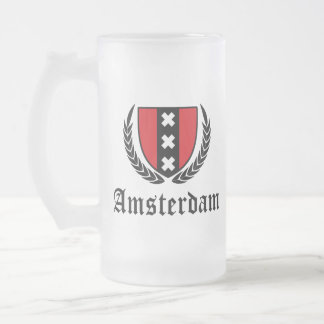 Amsterdam Crest Matglas Bierpul