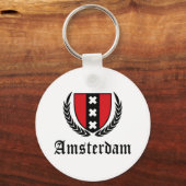 Amsterdam Crest Sleutelhanger (Voorkant)