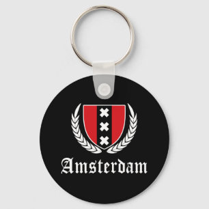 Amsterdam Crest Sleutelhanger