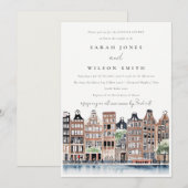 Amsterdam Dutch Canal Landscape Couples Kaart (Voorkant / Achterkant)