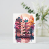 Amsterdam Feestdagenkaart (Staand voorkant)