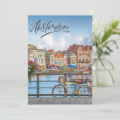 Amsterdam Feestdagenkaart (Staand voorkant)