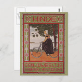 Amsterdam  fietskunst Poster Briefkaart (Voorkant / Achterkant)