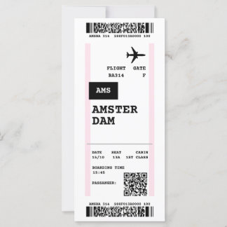 Amsterdam Flight en Amsterdam Boarding Pass