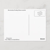 Amsterdam flottante marché de fleurs Carte postale (Dos)