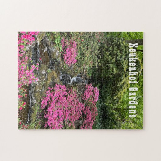Amsterdam Gardens and Waterfall Jigsaw Puzzle Legpuzzel (Horizontaal)
