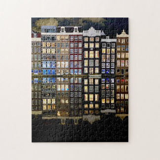 Amsterdam grachtenhuizen legpuzzel