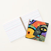 Amsterdam Graffiti, kleurrijk en cool, Notitieboek (Binnen)