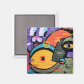 Amsterdam Graffiti Magneet (Voorkant / Achterkant)