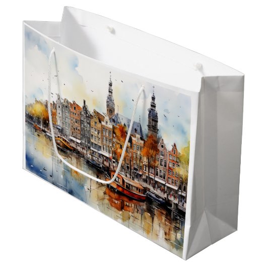 Amsterdam Groot Cadeauzakje (Voorkant Gekanteld)