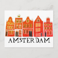 Amsterdam Holland Canal Houses Travel Europe
