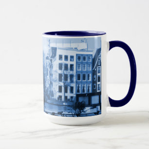 Amsterdam Holland Delft-Blue-look Mok