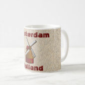 Amsterdam Holland - tasse de café souvenir (Devant droit)