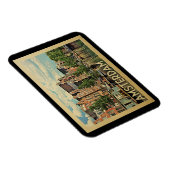 Amsterdam Holland Vintage Travel Magneet (Rechterzijde)