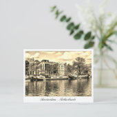Amsterdam, Houseboten, Nederland Briefkaart (Staand voorkant)