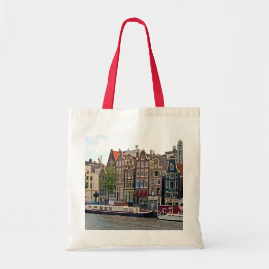 Amsterdam, huizen op het kanaal tote bag (Voorkant)