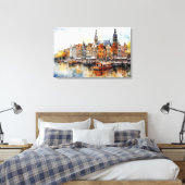 Amsterdam, Impression en toile étirée (Insitu(Chambre))