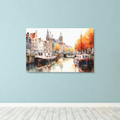 Amsterdam, Impression en toile étirée (Insitu (Plancher de Bois))