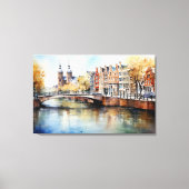 Amsterdam, Impression en toile étirée (Recto)
