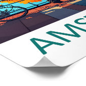 Amsterdam Impression Voyage Art Mural Amsterdam Mu (Coin)