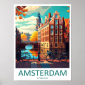 Amsterdam Impression Voyage Art Mural Amsterdam Mu (Devant)