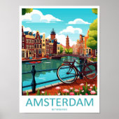 Amsterdam Impression Voyage Art Mural pour les Mur (Devant)