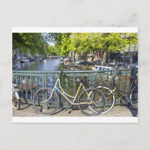 Amsterdam kanaal briefkaart