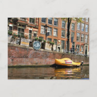 Amsterdam, Kanaal, Klomp Boat