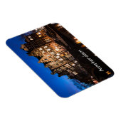 Amsterdam kanaalhuizen 's nachts magneet (Rechterzijde)