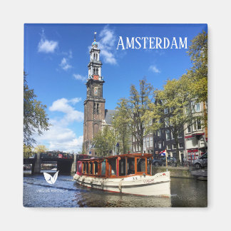 Amsterdam kanaalkoelkast magneet door Velvet Escap