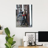 Amsterdam katten op fietsen Foto Poster (Thuiskantoor)