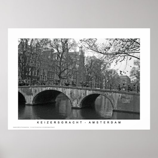 Amsterdam - Keizersgracht Poster (Voorkant)