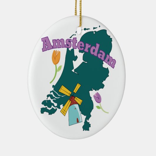 Amsterdam Keramisch Ornament (Rechts)