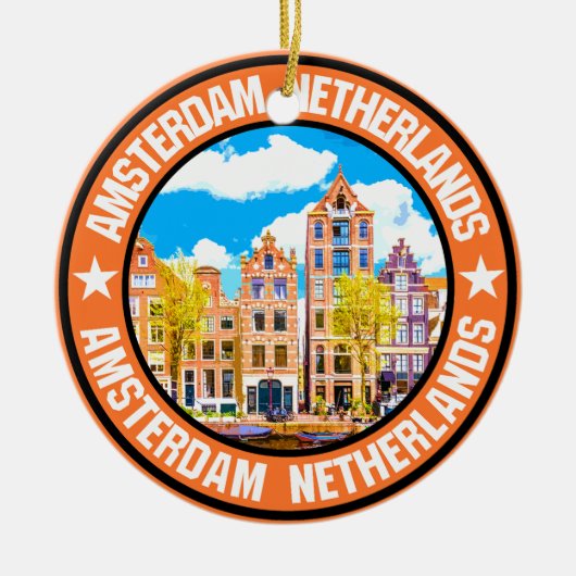 Amsterdam Keramisch Ornament (Voorkant)