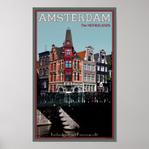 Amsterdam - Leidsestraat - Keizersgracht Poster