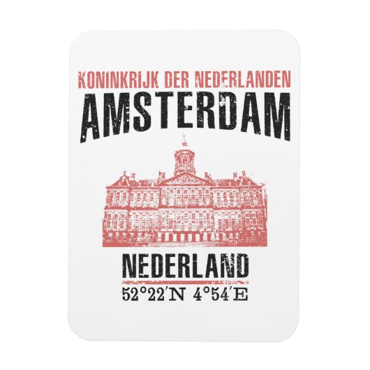 Amsterdam Magneet (Verticaal)