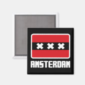 Amsterdam Magneet (Voorkant / Achterkant)
