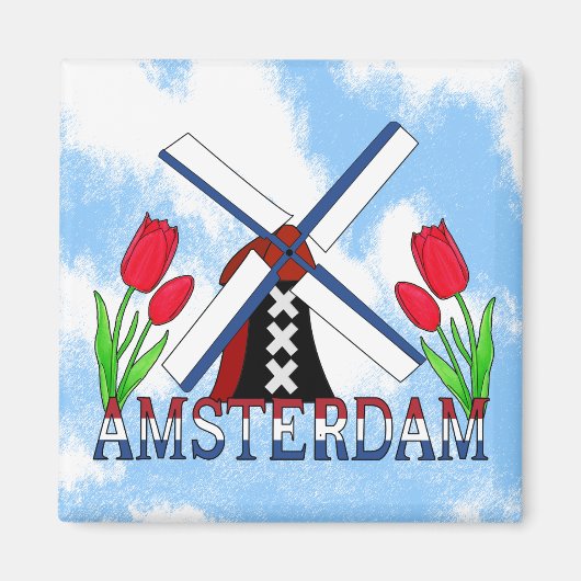 Amsterdam Magnet Magneet (Voorkant)