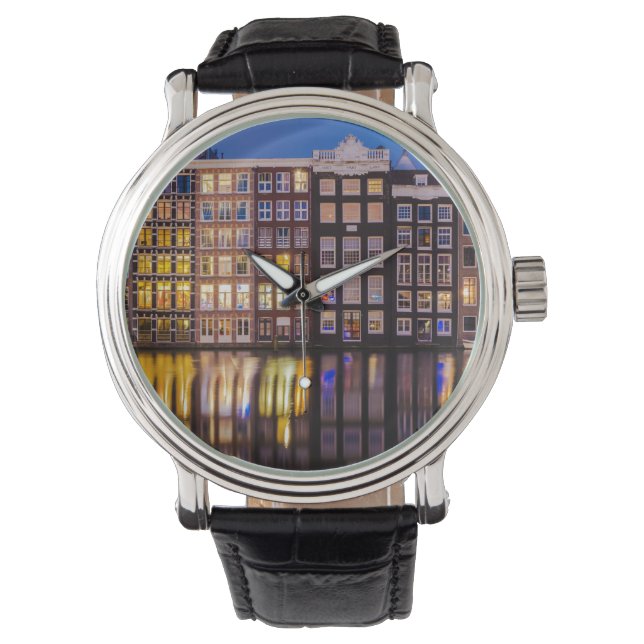 Amsterdam Mannen  Horloge (Voorkant)