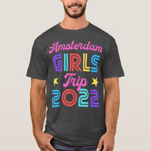 Amsterdam Meisjesreis 2022 Matching Hen Night Bach T-shirt