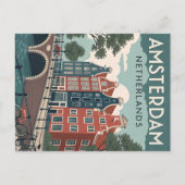 Amsterdam, NEDERLAND Briefkaart (Voorkant)
