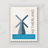 Amsterdam Nederland Briefkaart (Voorkant)