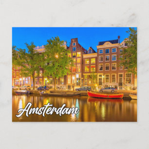 Amsterdam, Nederland Briefkaart